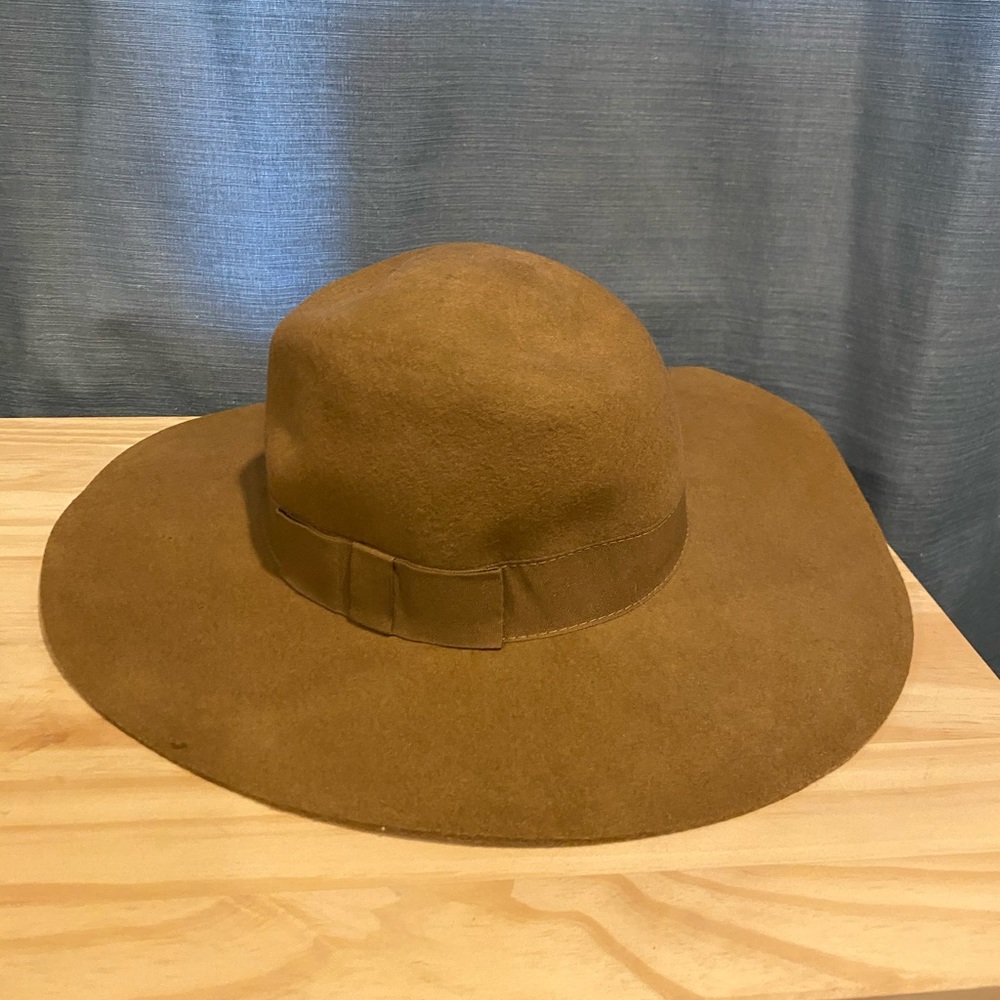 Brown floppy hat